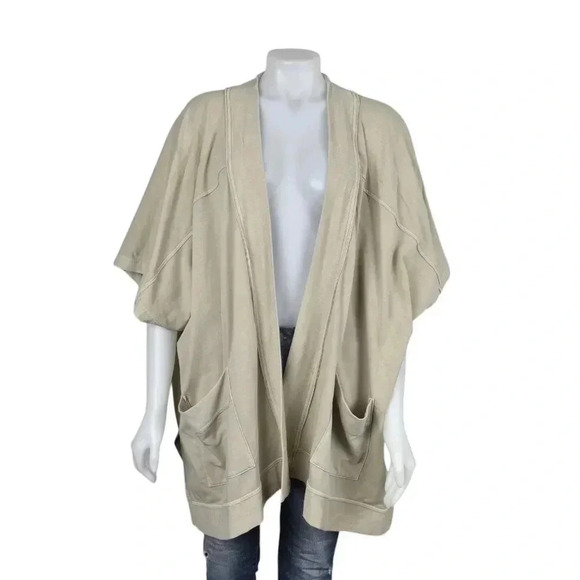 Aerie Offline Terry Cape Cardigan  Sweater Oversized Size L/XL - Picture 5 of 12